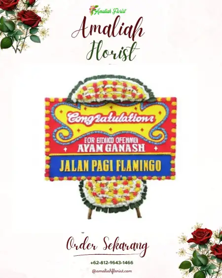 Sewa Papan Bunga Tancep